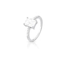 ANEL SOLITÁRIO CRISTAL E ZIRCÔNIAS | PRATA925