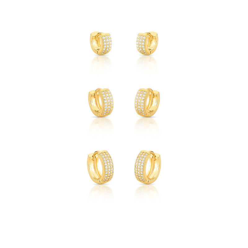 TRIO DE ARGOLAS 3 FIOS