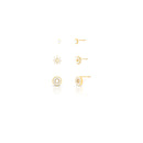 TRIO PEDRA+ ZIRCONIA REDONDO
