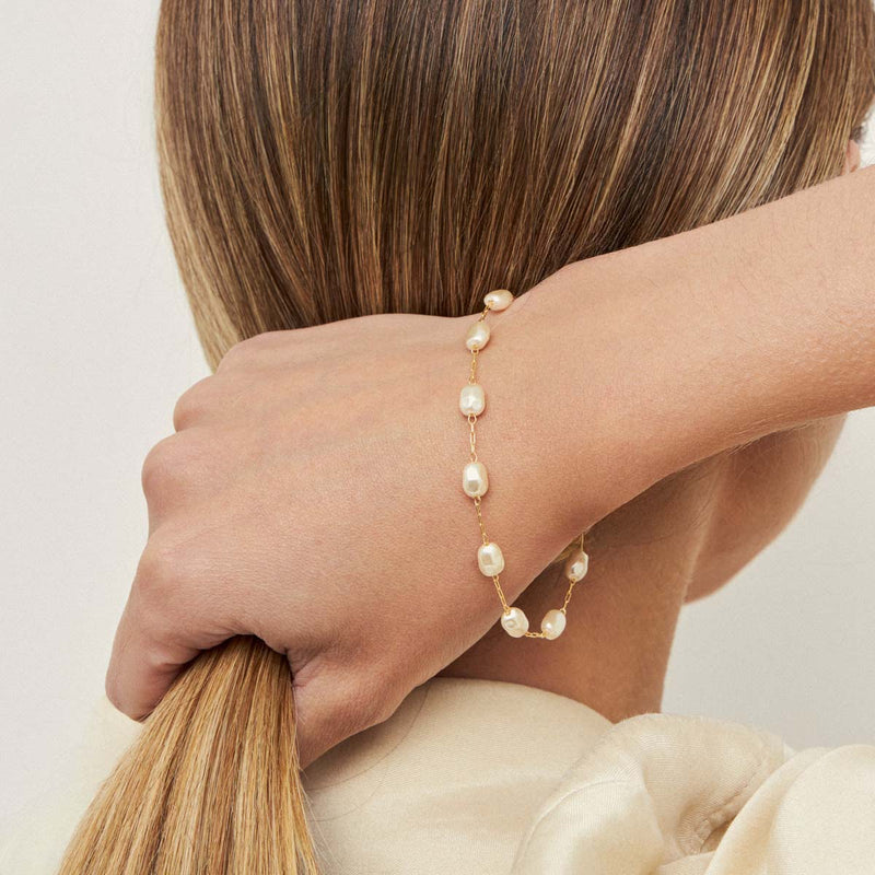 PULSEIRA COM PÉROLA BARROCA