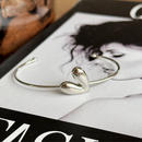 BRACELETE AJUSTÁVEL CORAÇÃO ABAULADO