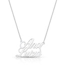 GARGANTILHA PERSONALIZADA NOME COM ATÉ 16 LETRAS | PRATA LISA