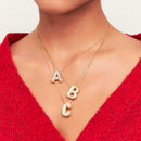 COLAR DE LETRA CRAVEJADA