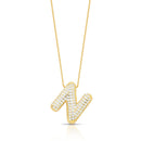 COLAR DE LETRA CRAVEJADA