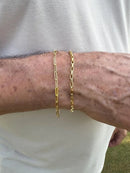 PULSEIRA MASCULINA ELO CADEADO 3MM
