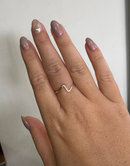 ANEL ZIGZAG CRAVEJADO | PRATA925