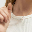 GARGANTILHA PERSONALIZADA NOME COM ATÉ 9 LETRAS | PRATA LISA