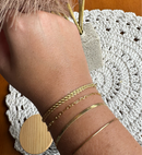 PULSEIRA DUPLA CORDÃO BAIANO