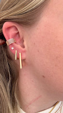 PIERCING FAKE QUATRO FILEIRAS COM ZIRCÔNIAS