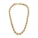 CORRENTE CORDÃO BAIANO DUAS VOLTAS LISAS FECHO BOIA 9MM