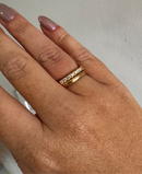 ANEL APARADOR COM FILEIRA DE ZIRCÔNIAS