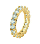 ANEL LUXO AZUL ACQUA