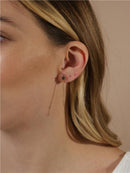 BRINCO PONTO DE LUZ QUADRADO COM FRANJA REMOVÍVEL