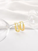 ARGOLA OVAL LISA ABAULADA