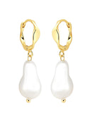 ARGOLA CLICK COM PÉROLA BARROCA