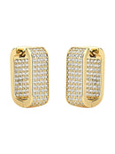 ARGOLA RETANGULAR CRAVEJADA