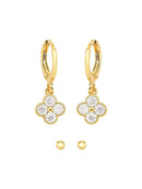 DUPLA DE BRINCOS MARIA FLOR