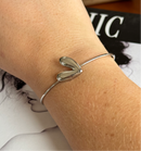 BRACELETE AJUSTÁVEL CORAÇÃO ABAULADO