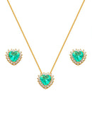 CONJUNTO CORAÇÃO TURMALINA