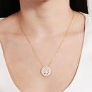 COLAR LONGO ÁRVORE DA VIDA EM MADREPÉROLA