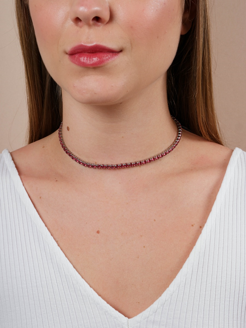 CHOKER RIVIERA ROSA