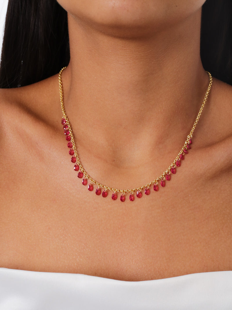 CHOKER CRISTAIS GOTA