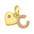 PINGENTE AMOR LETRA C