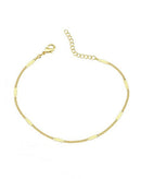 PULSEIRA ELOS E PLAQUINHAS LISAS