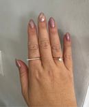 ANEL QUADRADO CRAVEJADO | PRATA925