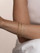 MIX DE PULSEIRAS RIVIERA, CORAÇÃO E PLAQUINHAS