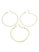 MIX DE PULSEIRAS RIVIERA, CORAÇÃO E PLAQUINHAS