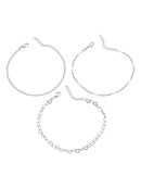 MIX DE PULSEIRAS RIVIERA, CORAÇÃO E PLAQUINHAS