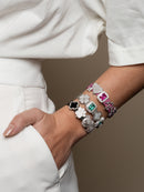 PULSEIRA RELÓGIO ROSA