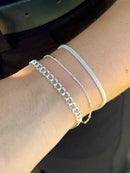 PULSEIRA PLAQUINHAS | PRATA925