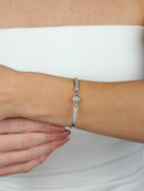 BRACELETE TREVO CRAVEJADO