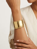 MEIO BRACELETE ONDA LISO