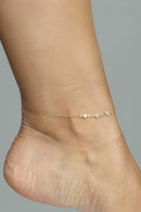 TORNOZELEIRA COM ZIRCÔNIAS