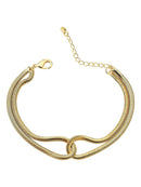 PULSEIRA MALHA SERPENTE DUPLA