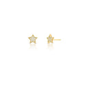BRINCO DE ESTRELA CRAVEJADO DE ZIRCÔNIAS
