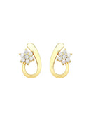 BRINCO VAZADO COM FLOR