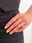 ANEL CORAÇÃO CRAVEJADO