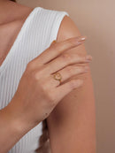 ANEL CORAÇÃO VAZADO