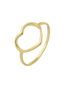 ANEL CORAÇÃO VAZADO