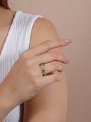 ANEL LUXO AZUL ACQUA