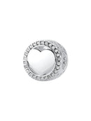 BERLOQUE CORAÇÃO LISO COM ZIRCÔNIAS