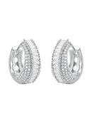 ARGOLA LARGA COM ZIRCONIAS BAGUETE