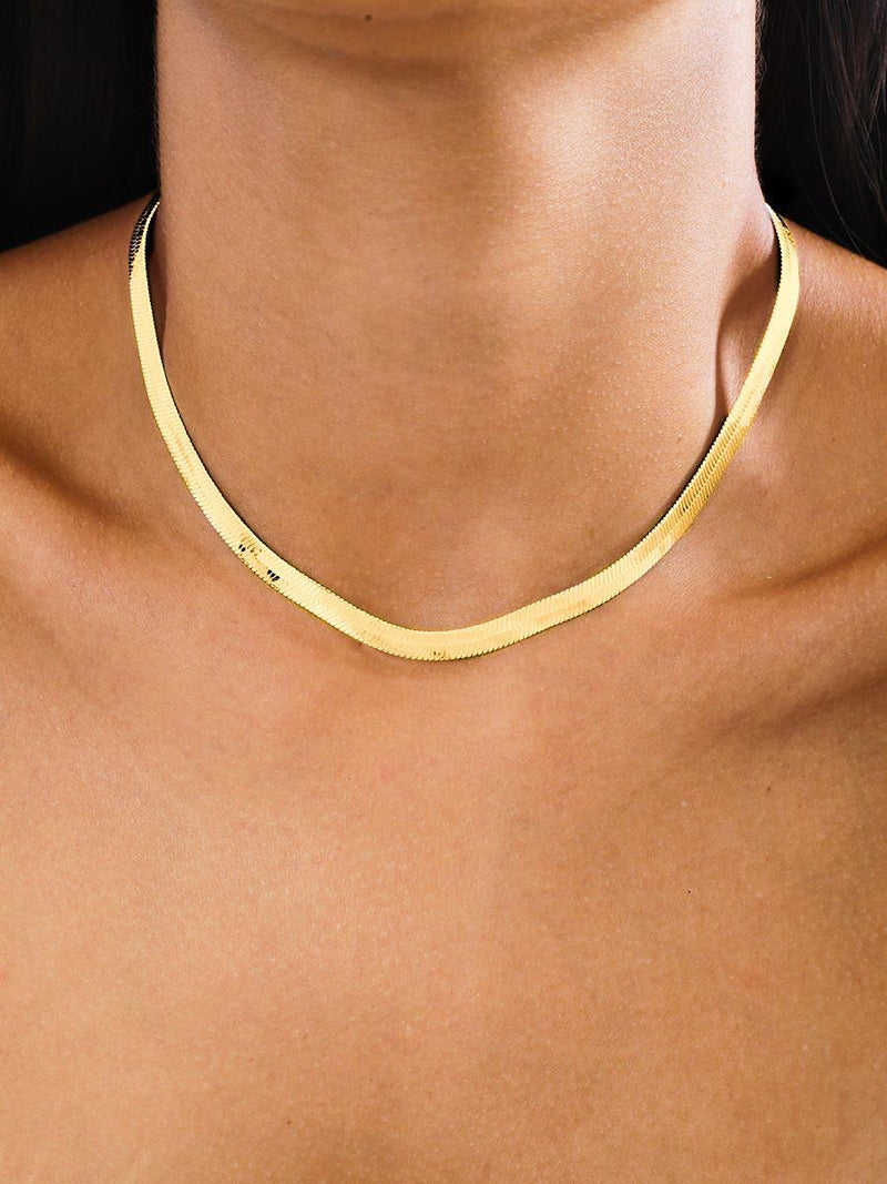 CHOKER MALHA FITA 4MM