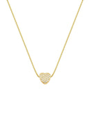 COLAR CORAÇÃO CRAVEJADO