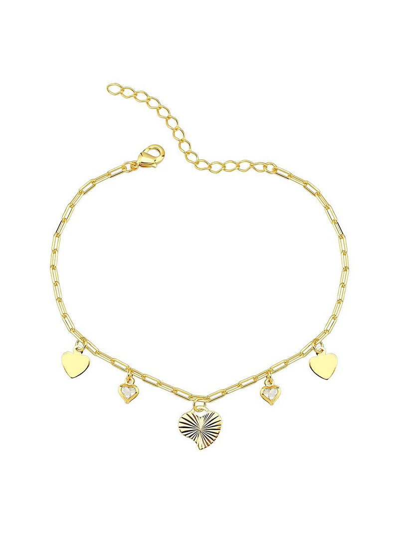 PULSEIRA ELO CARTIER COM CORAÇÕES