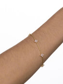 PULSEIRA FLOR DE TREVO INSPIRAÇÃO TIF